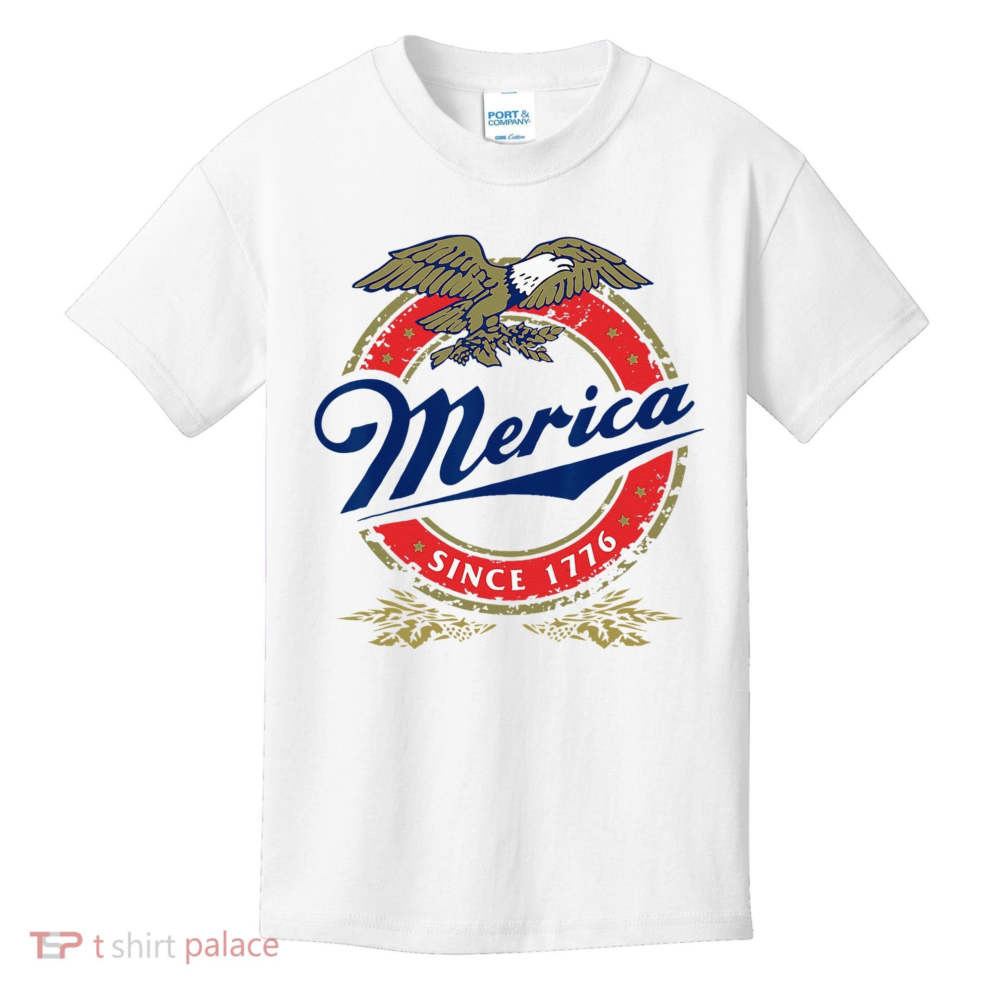 Merica Since 1776 Funny 4th Of July Merica Since 1776 Kids T-Shirt