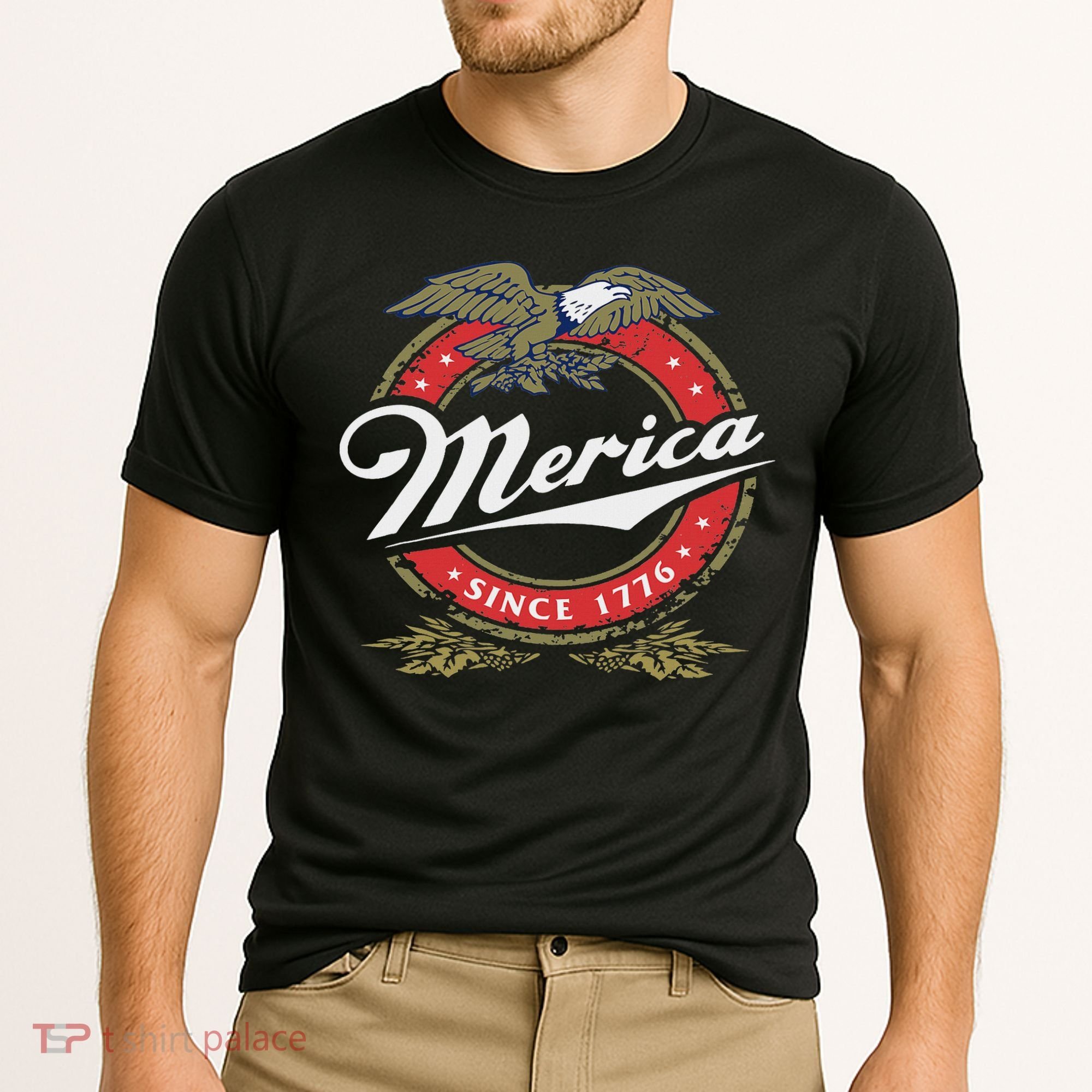 Merica Since 1776, Funny 4th Of July Merica Since 1776 Cooling Performance Crew T-Shirt