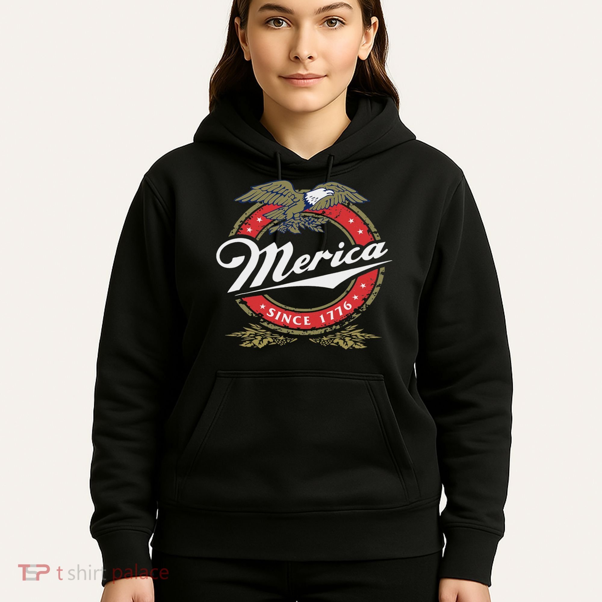 Merica Since 1776, Funny 4th Of July Merica Since 1776 Hoodie