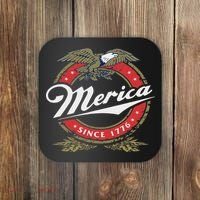 Merica Since 1776, Funny 4th Of July Merica Since 1776 Coaster thumb 0