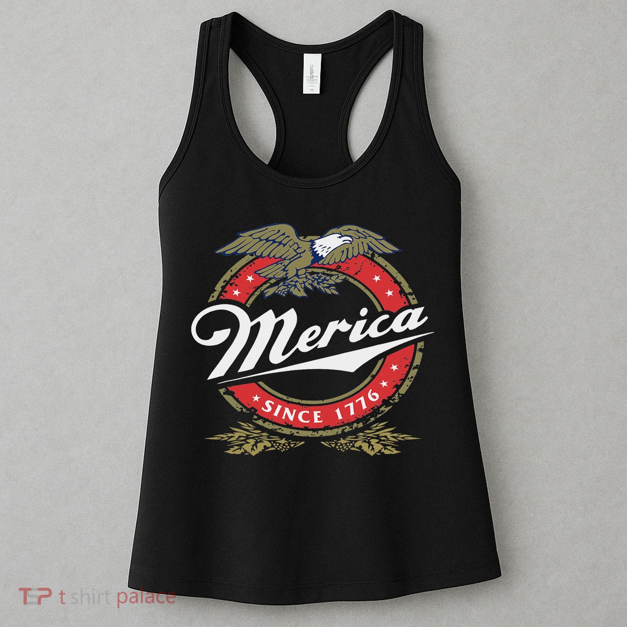 Merica Since 1776, Funny 4th Of July Merica Since 1776 Women's Tank Top