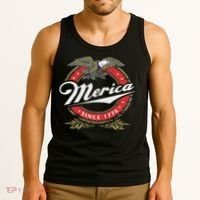 Merica Since 1776, Funny 4th Of July Merica Since 1776 Tank Top thumb 3