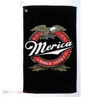 Merica Since 1776, Funny 4th Of July Merica Since 1776 Golf Towel thumb 0