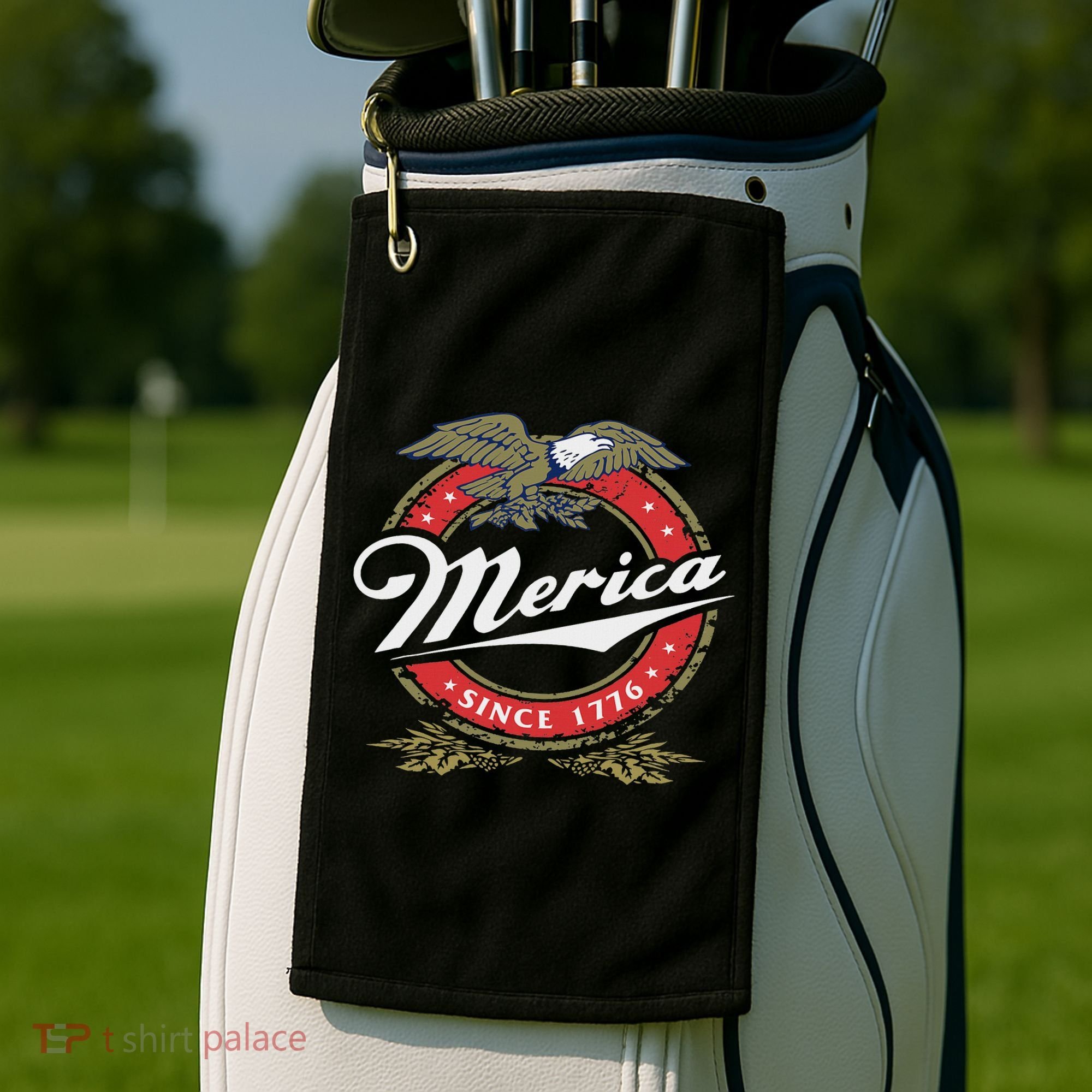 Merica Since 1776, Funny 4th Of July Merica Since 1776 Golf Towel