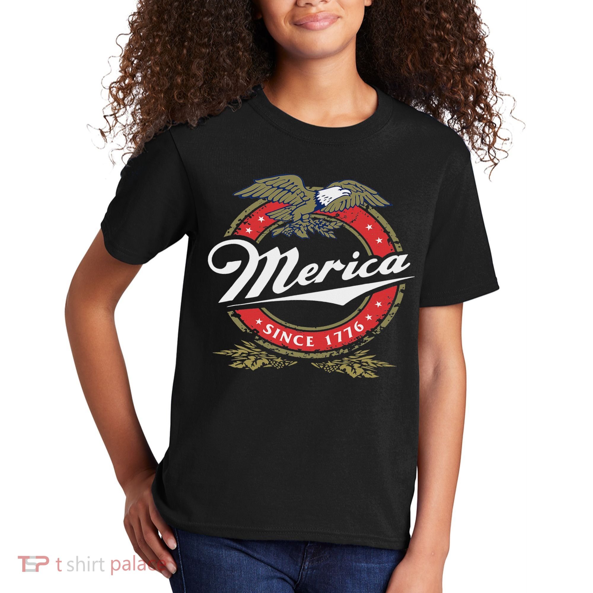Merica Since 1776, Funny 4th Of July Merica Since 1776 Kids T-Shirt