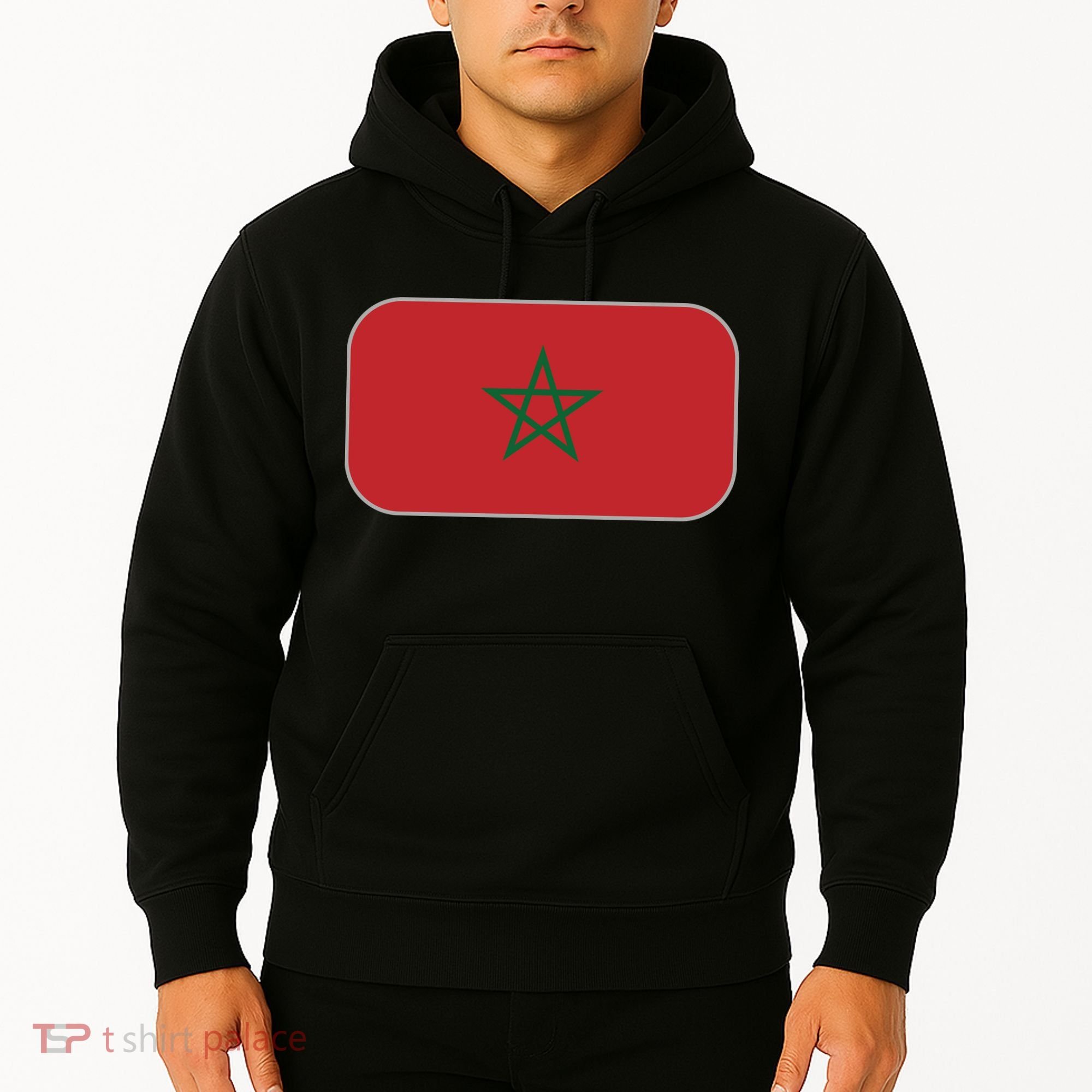 Morocco Soccer Moroccan Flag Hoodie
