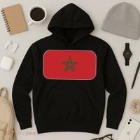 Morocco Soccer Moroccan Flag Hoodie thumb 3
