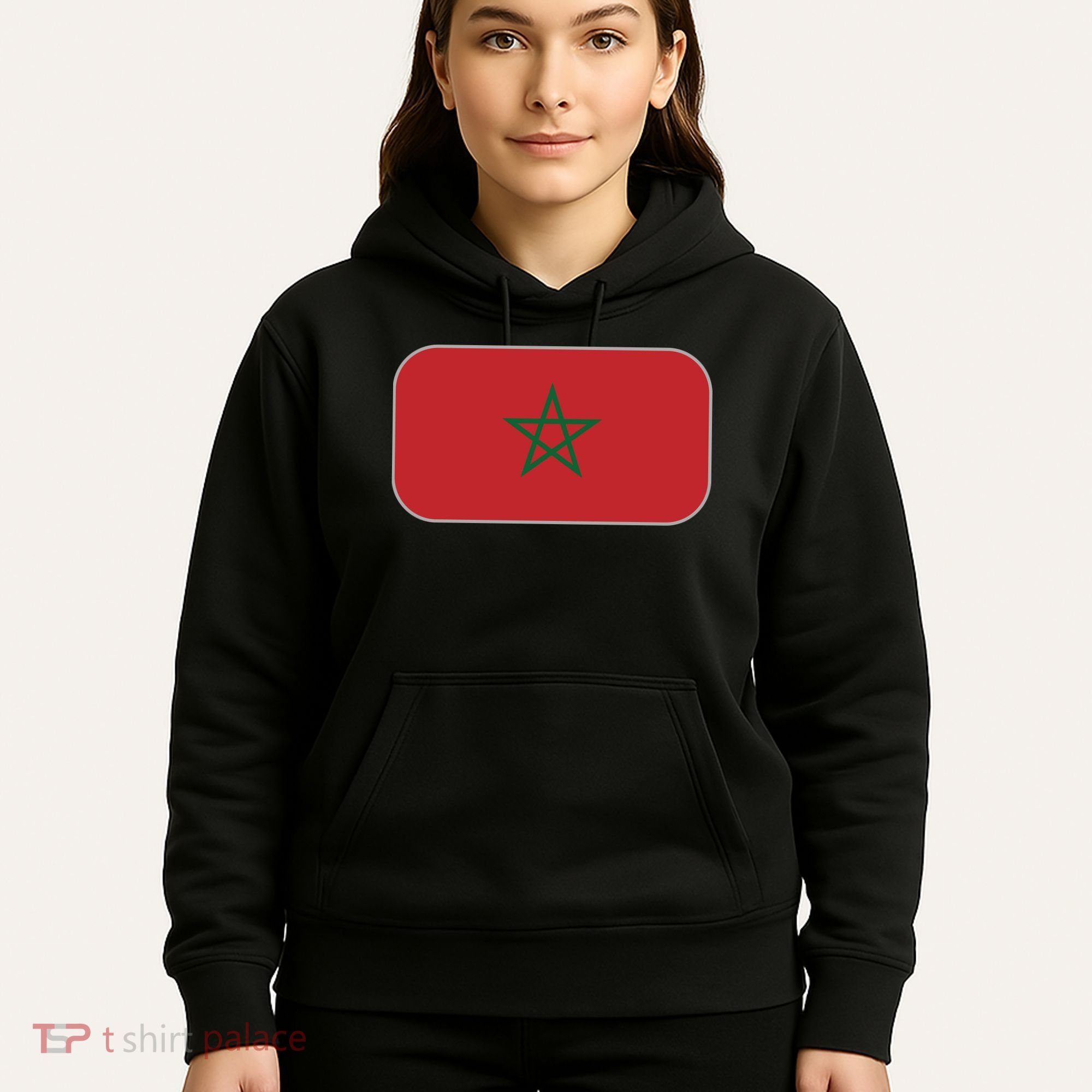 Morocco Soccer Moroccan Flag Hoodie