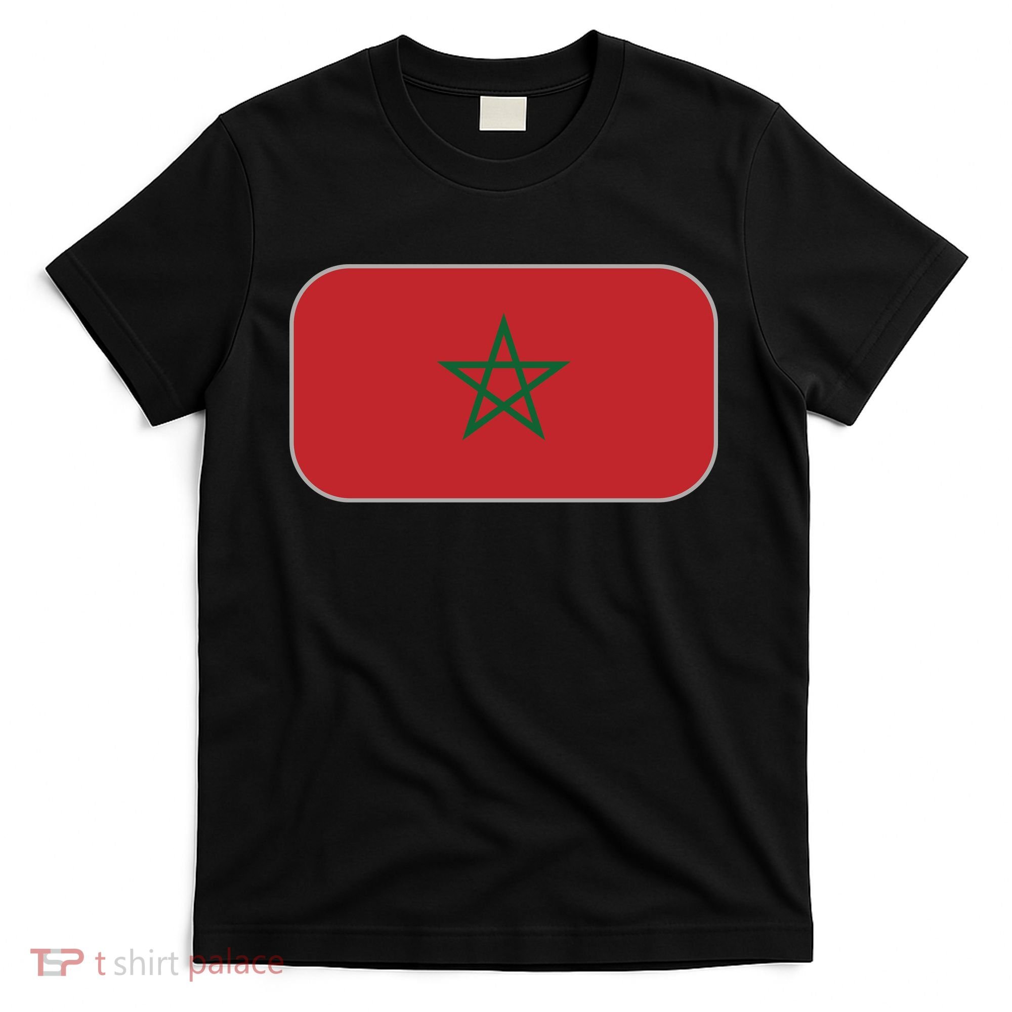 Morocco Soccer Moroccan Flag T-Shirt