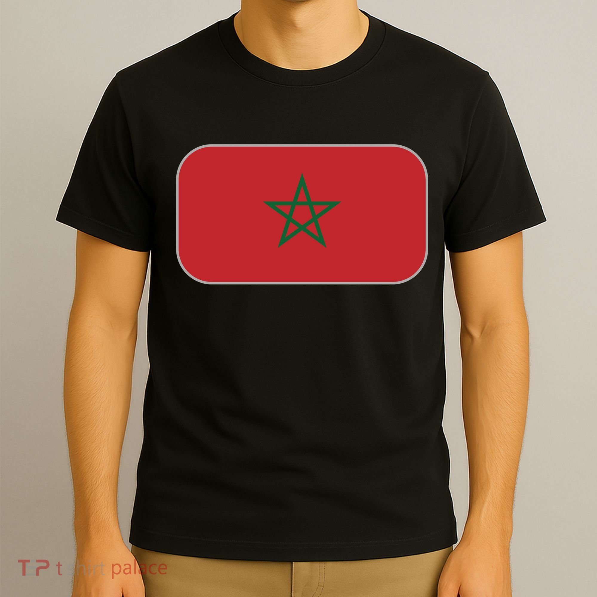 Morocco Soccer Moroccan Flag T-Shirt
