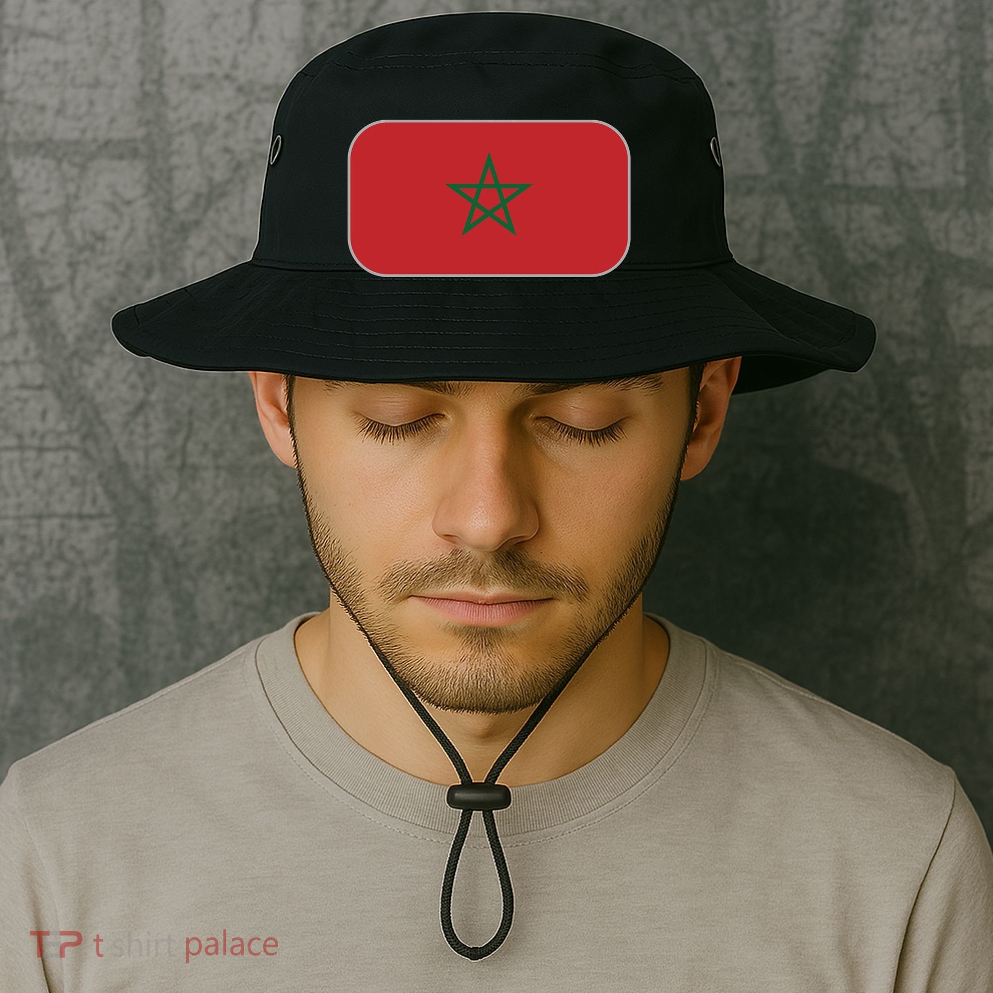 Morocco Soccer Moroccan Flag Bucket Hat