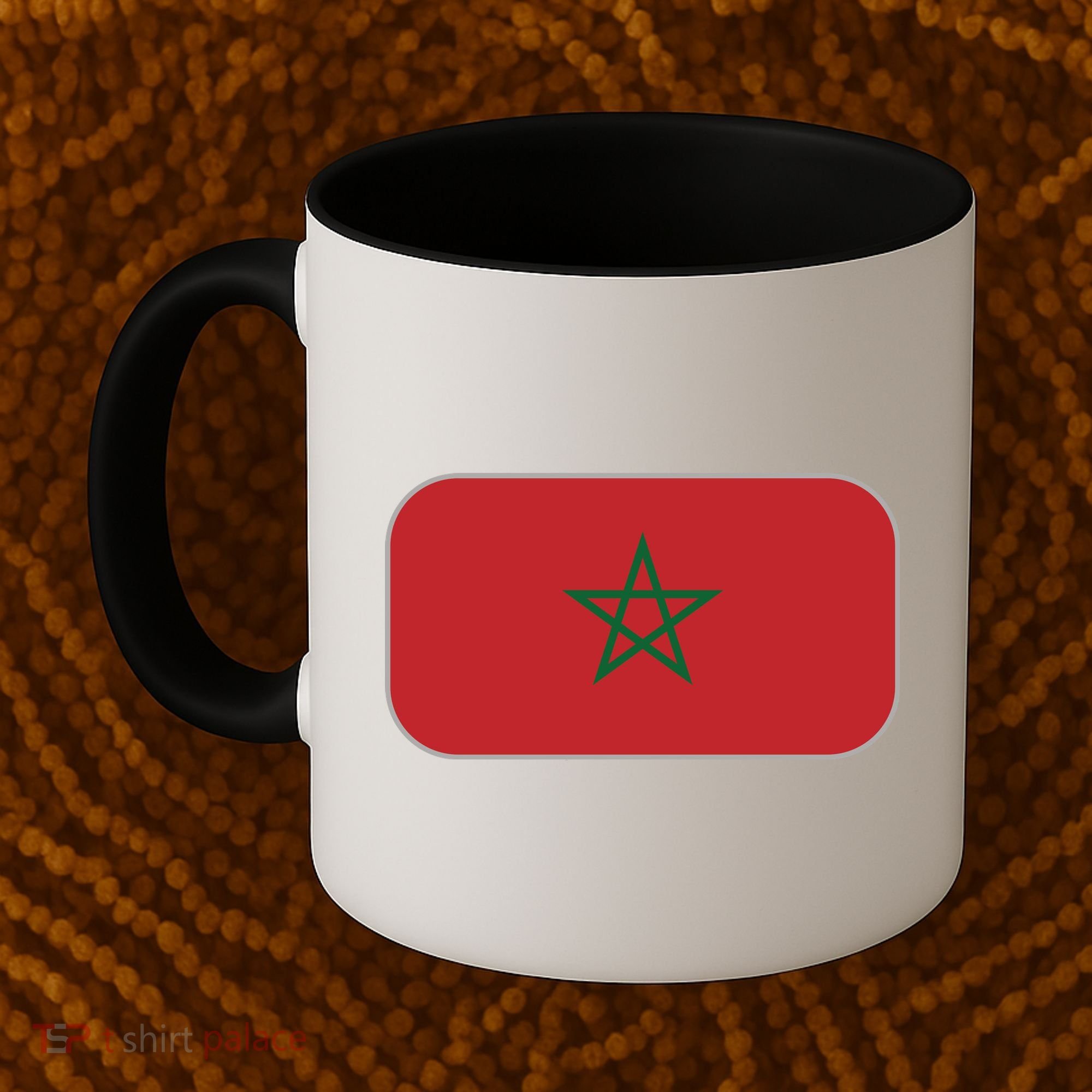 Morocco Soccer Moroccan Flag Coffee Mug