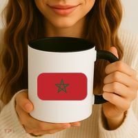 Morocco Soccer Moroccan Flag Coffee Mug thumb 3