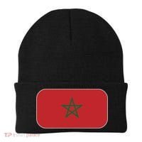 Morocco Soccer Moroccan Flag Beanie thumb 0