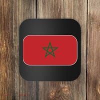 Morocco Soccer Moroccan Flag Coaster thumb 0
