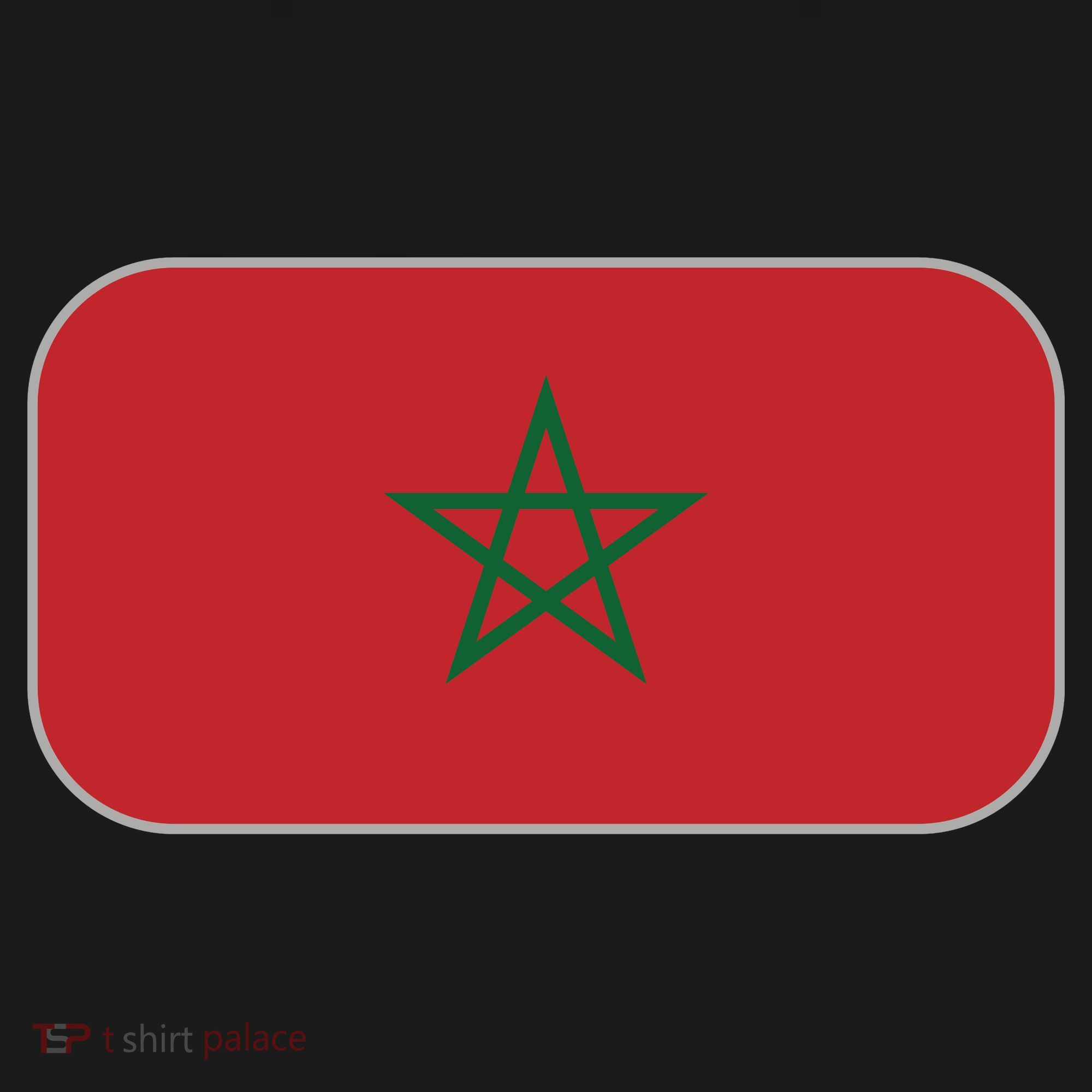 Morocco Soccer Moroccan Flag Polo