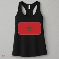Morocco Soccer Moroccan Flag Women's Tank Top thumb 3