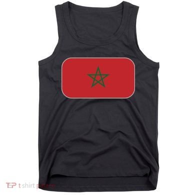 Morocco Soccer Moroccan Flag Tank Top