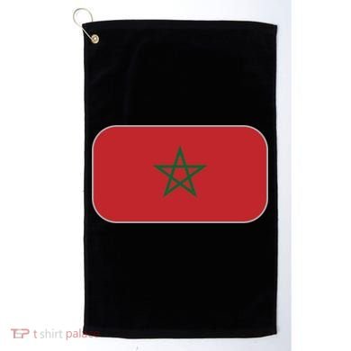 Morocco Soccer Moroccan Flag Golf Towel
