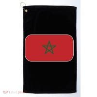 Morocco Soccer Moroccan Flag Golf Towel thumb 0