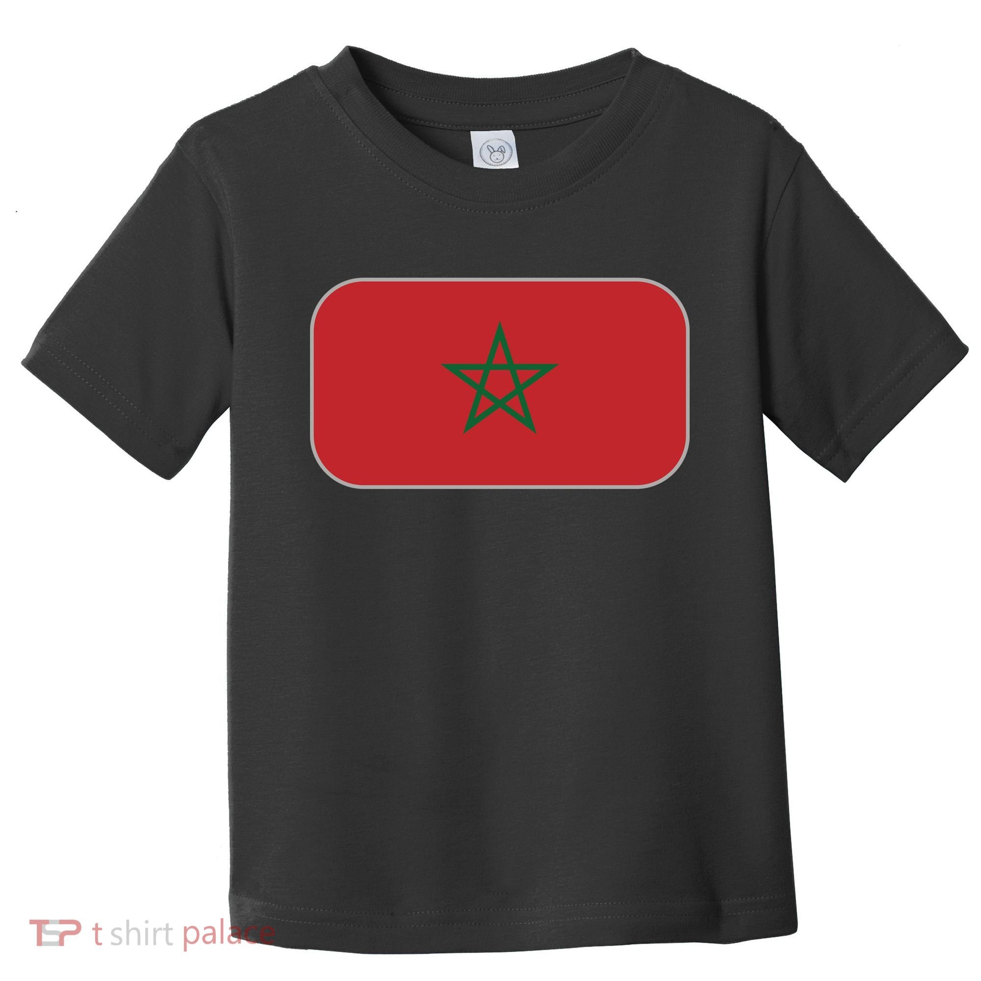 Morocco Soccer Moroccan Flag Toddler T-Shirt