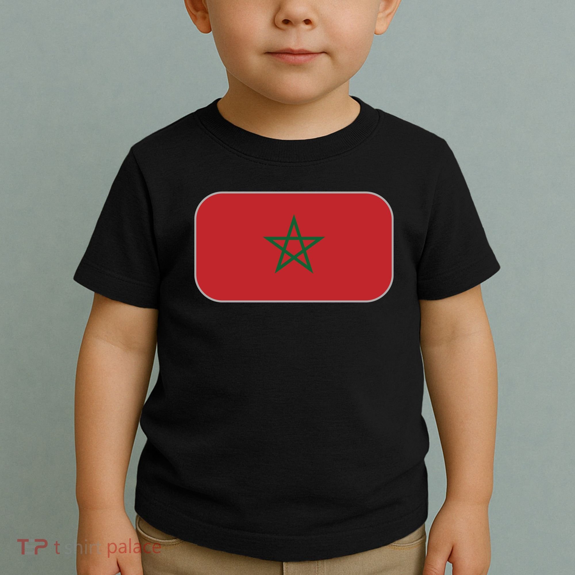 Morocco Soccer Moroccan Flag Toddler T-Shirt