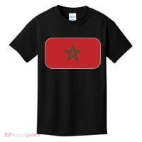 Morocco Soccer Moroccan Flag Kids T-Shirt thumb 0