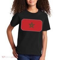 Morocco Soccer Moroccan Flag Kids T-Shirt thumb 2