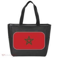 Morocco Soccer Moroccan Flag Tote Bag thumb 0