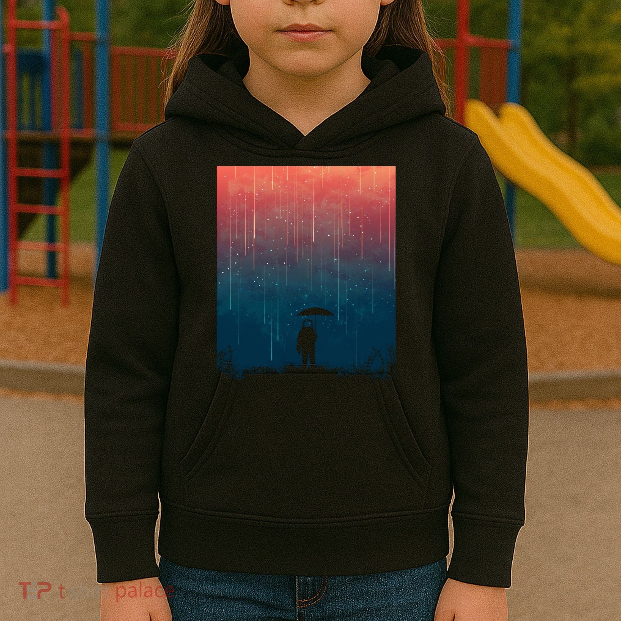 Meteor Shower Kids Hoodie