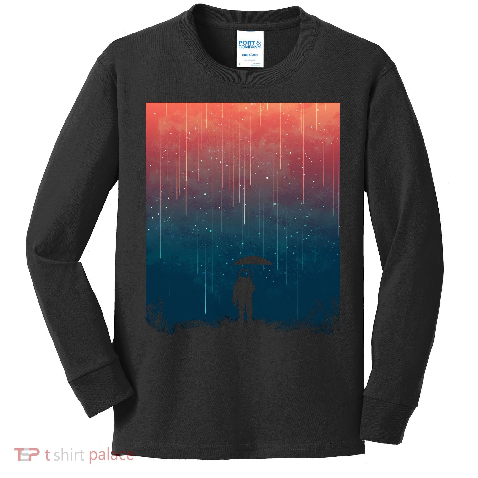 Meteor Shower Kids Long Sleeve Shirt