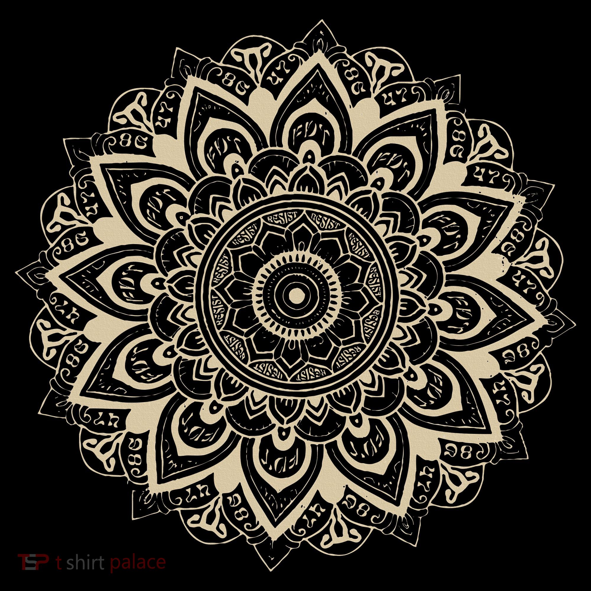 Mandala Style 86 47 Subtle Anti Trump Resist 8647  Women's Hoodie