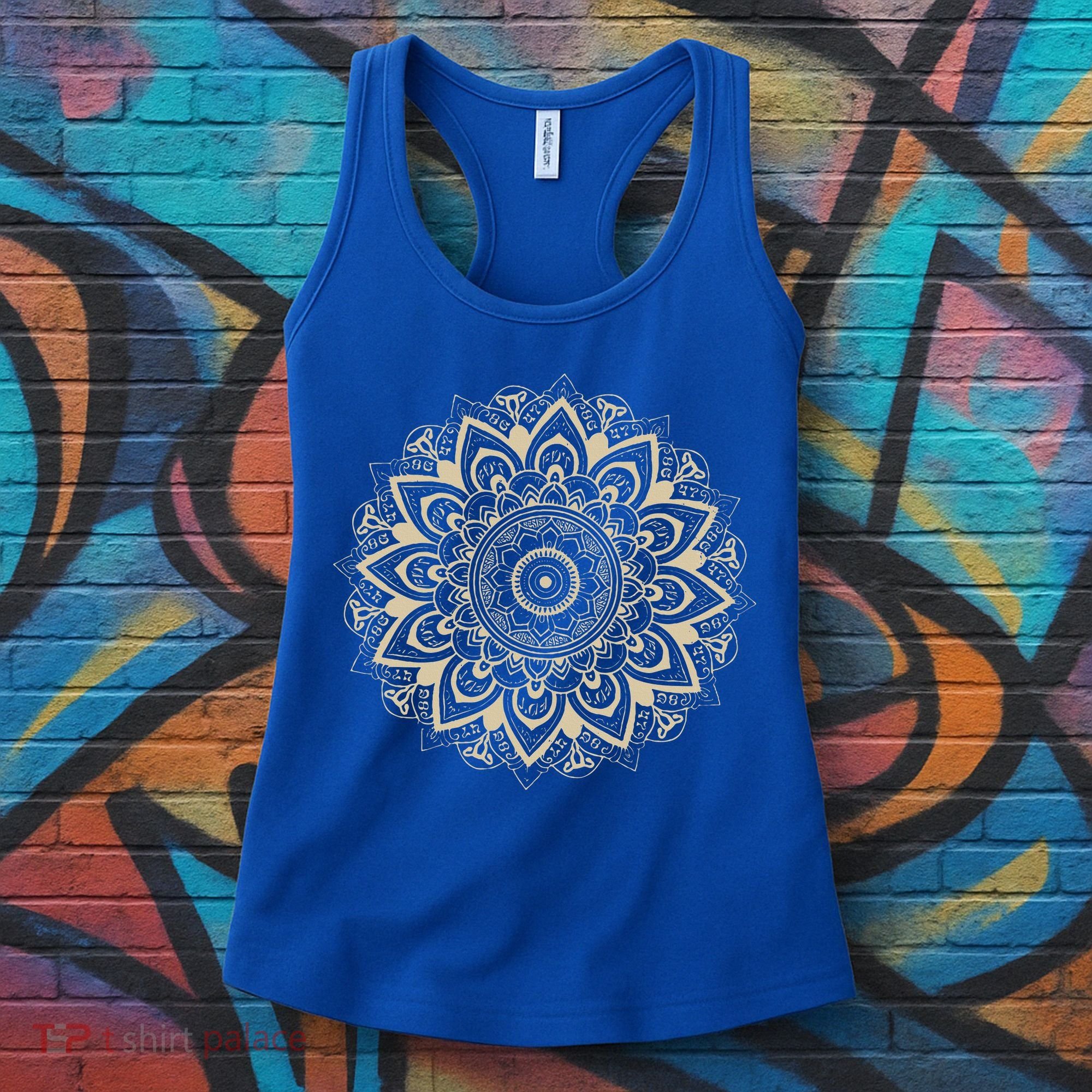 Mandala Style 86 47 Subtle Anti Trump Resist 8647  Women's Tank Top