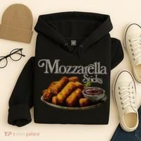 Mozzarella Sticks 90S  Mozzarella Stick Lover Bread Hoodie thumb 4
