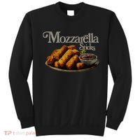 Mozzarella Sticks 90S  Mozzarella Stick Lover Bread Sweatshirt thumb 0