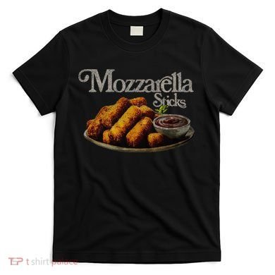 Mozzarella Sticks 90S  Mozzarella Stick Lover Bread T-Shirt