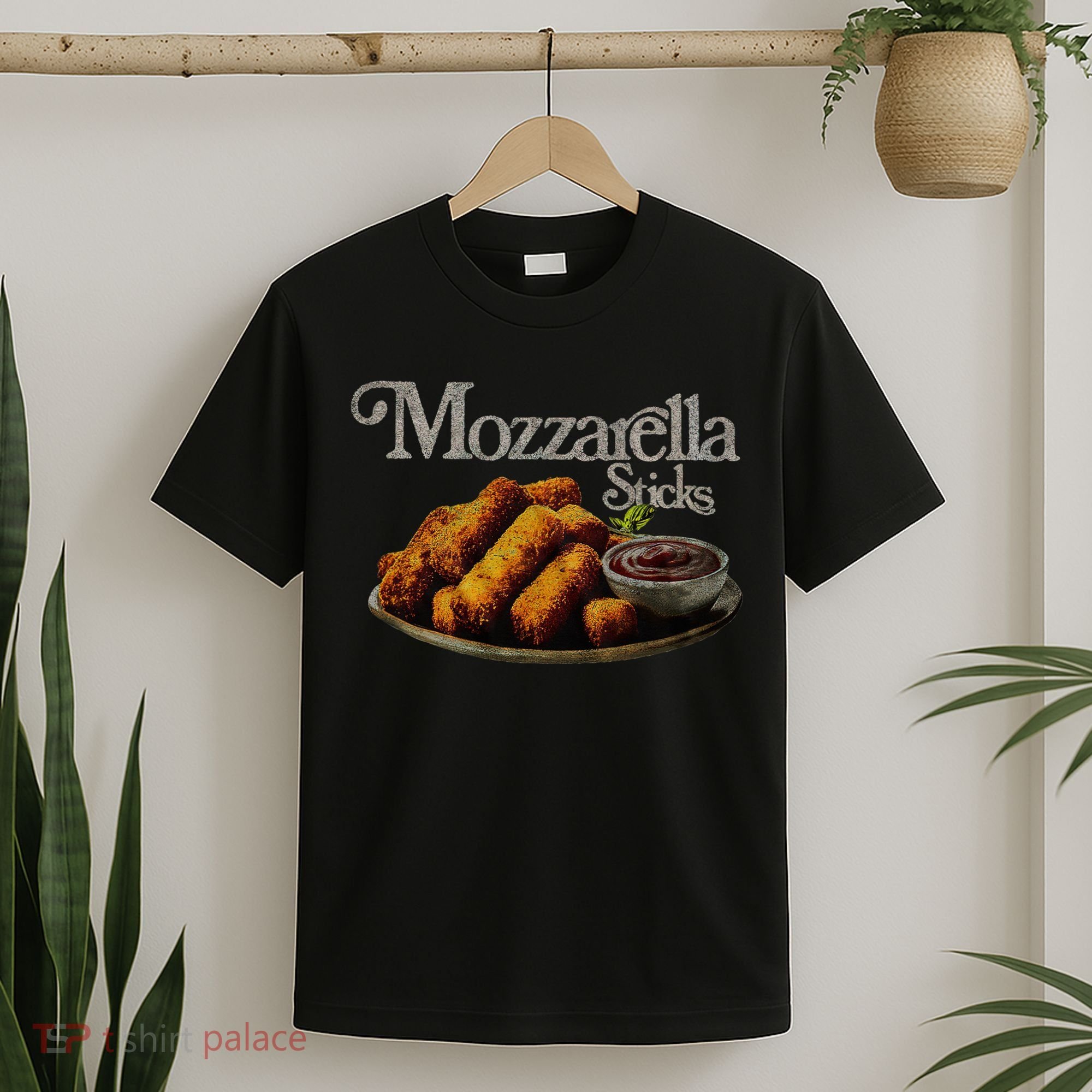 Mozzarella Sticks 90S  Mozzarella Stick Lover Bread T-Shirt
