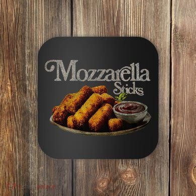 Mozzarella Sticks 90S  Mozzarella Stick Lover Bread Coaster