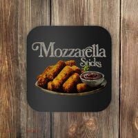Mozzarella Sticks 90S  Mozzarella Stick Lover Bread Coaster thumb 0