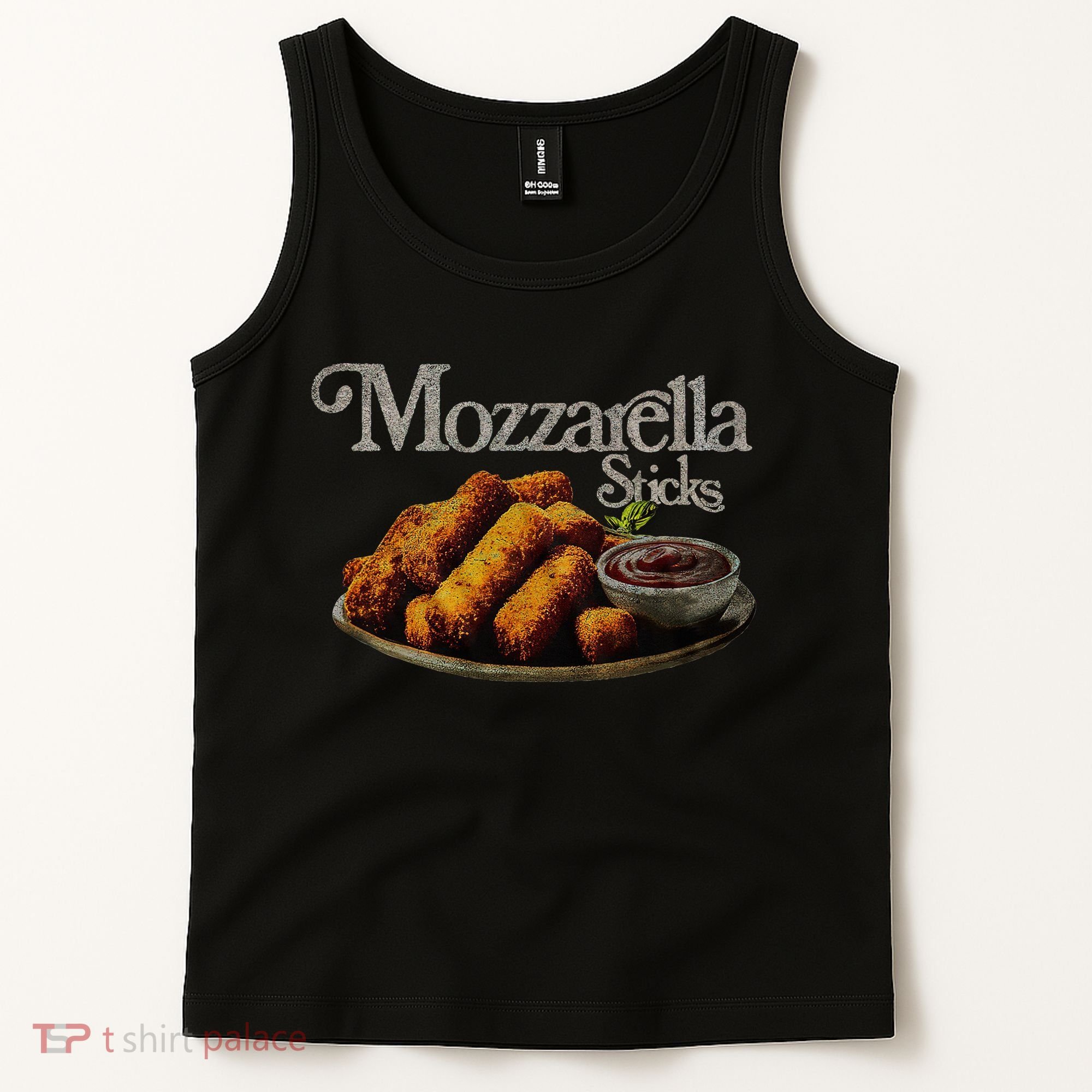 Mozzarella Sticks 90S  Mozzarella Stick Lover Bread Tank Top