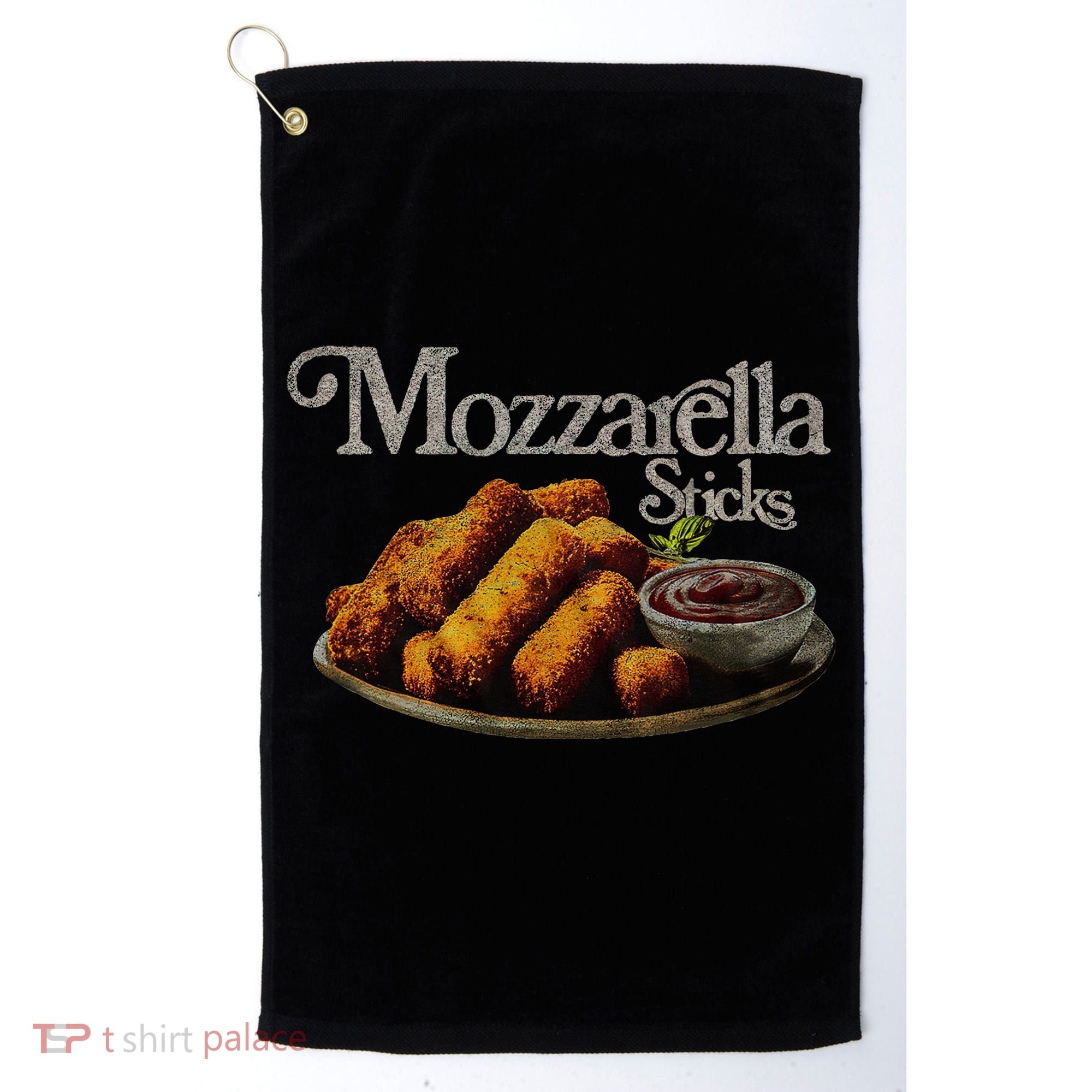 Mozzarella Sticks 90S  Mozzarella Stick Lover Bread Golf Towel