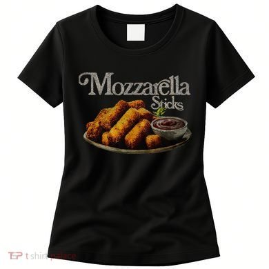 Mozzarella Sticks 90S  Mozzarella Stick Lover Bread Women's T-Shirt