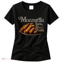 Mozzarella Sticks 90S  Mozzarella Stick Lover Bread Women's T-Shirt thumb 0