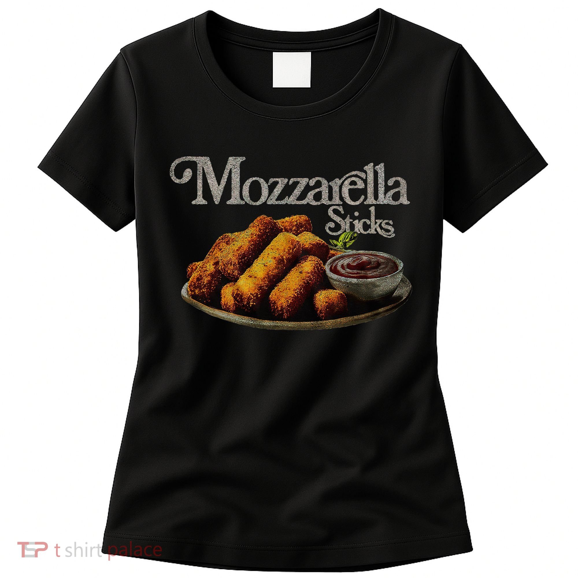 Mozzarella Sticks 90S  Mozzarella Stick Lover Bread Women's T-Shirt