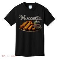 Mozzarella Sticks 90S  Mozzarella Stick Lover Bread Kids T-Shirt thumb 0