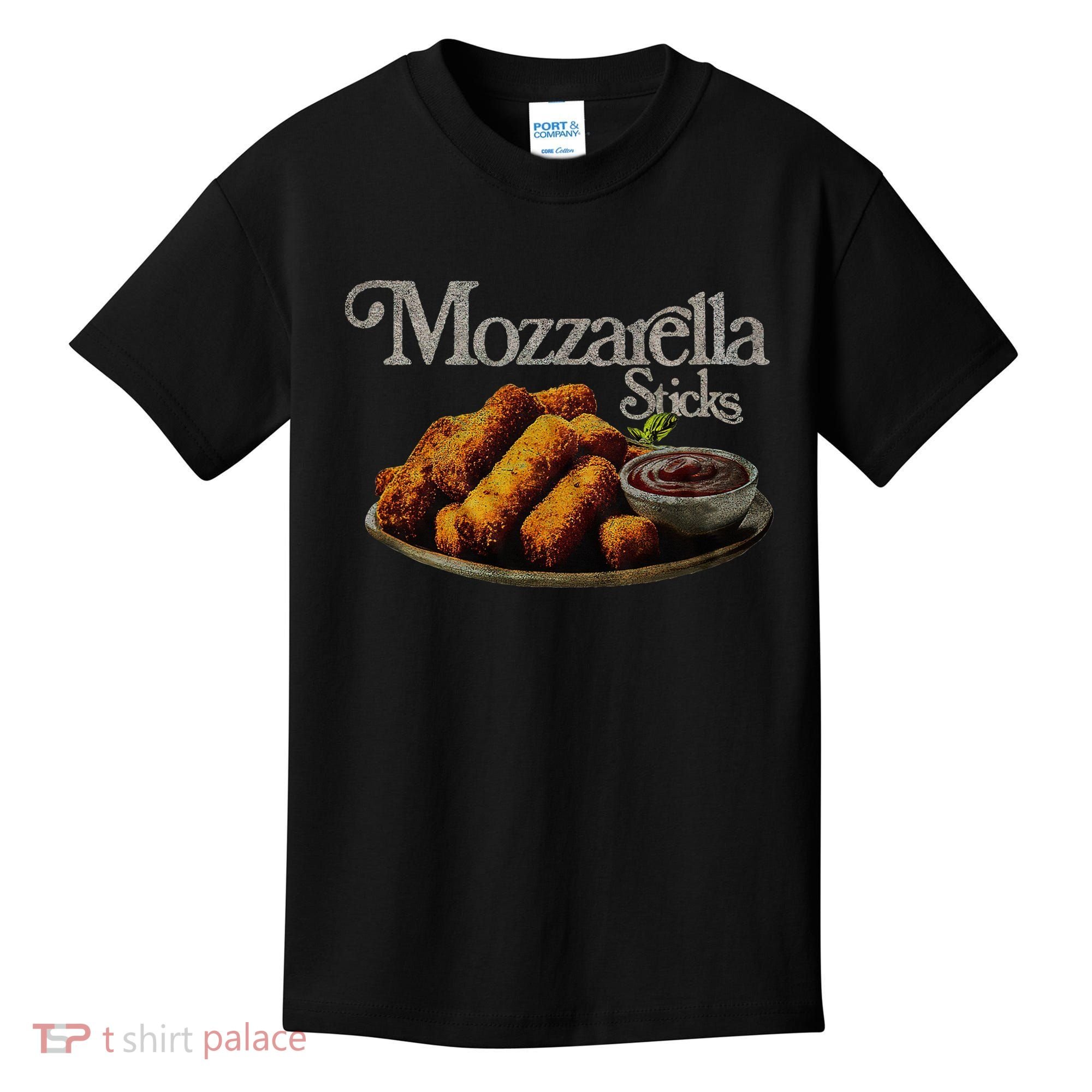 Mozzarella Sticks 90S  Mozzarella Stick Lover Bread Kids T-Shirt