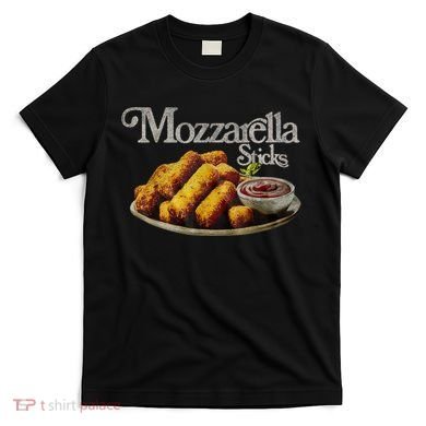 Mozzarella Sticks 90s Mozzarella Stick Lover Bread T-Shirt