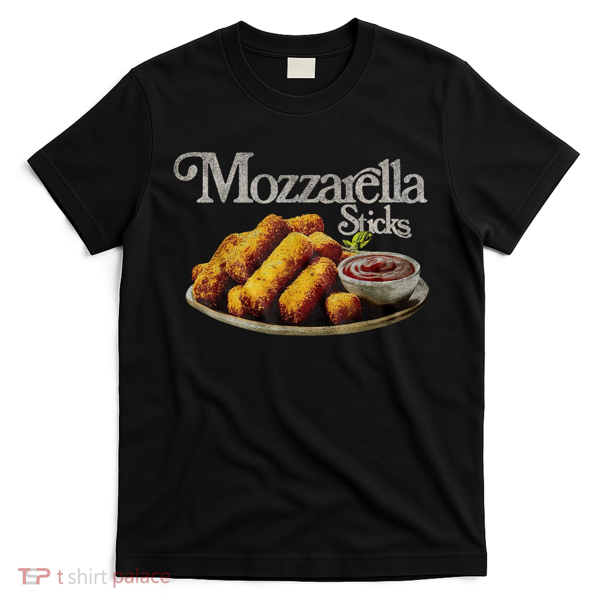 Mozzarella Sticks 90s Mozzarella Stick Lover Bread T-Shirt