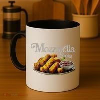 Mozzarella Sticks 90s Mozzarella Stick Lover Bread Coffee Mug thumb 4