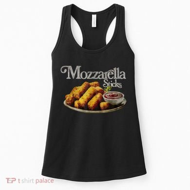 Mozzarella Sticks 90s Mozzarella Stick Lover Bread Women's Tank Top